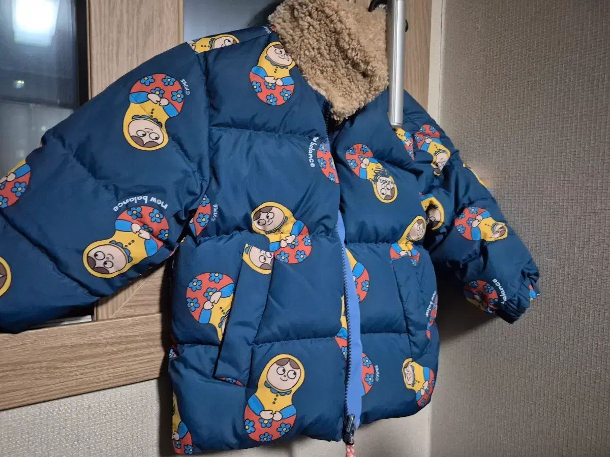  ニュー ンス キッズ ブルー ショート ダウン アウター その他 ジャケット ブルゾン