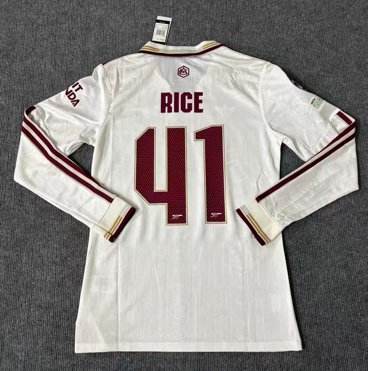 25-26 アーセナル アウェイユニホーム 41番 RICE - メルカリ