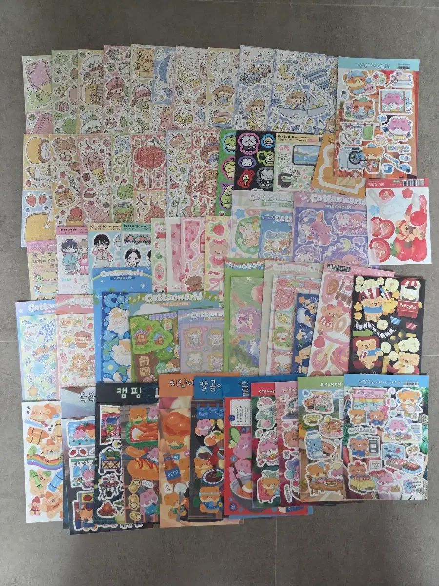 シールステッカー 3 cu끼 み