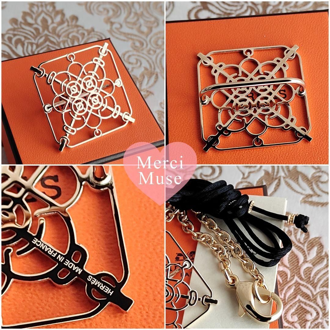 ❤未使用品❤スカーフリング エプロンドール ゴールド金具 エルメス