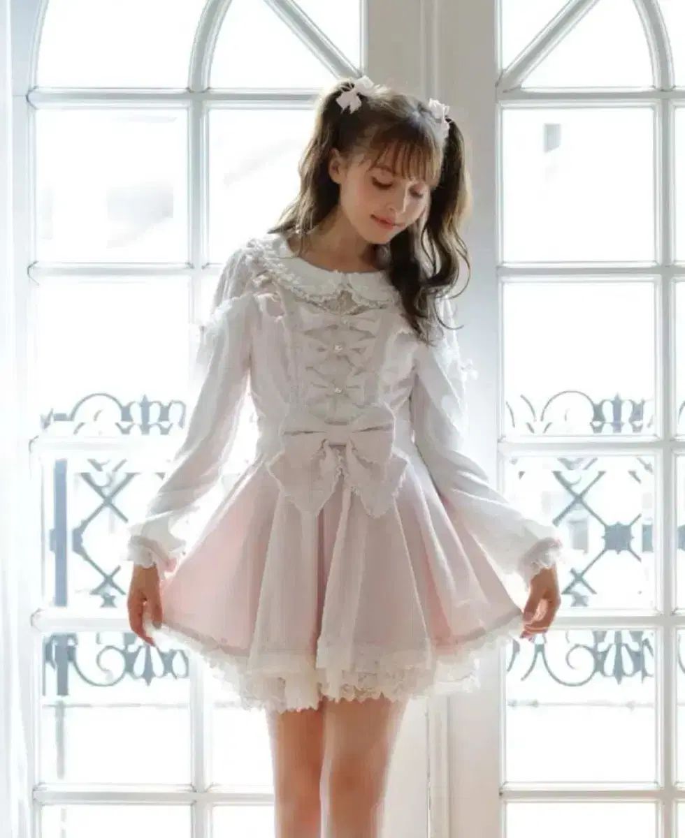 リズリサ トリプル セットアップ ピンク 2連ベル 地雷系 量産型 シークレットハニー