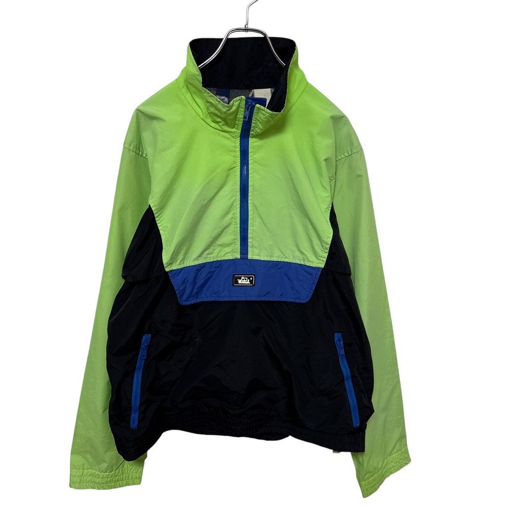 WOOLRICH】 80s 紺タグ ワンポイントロゴパッチ アノラックジャケット