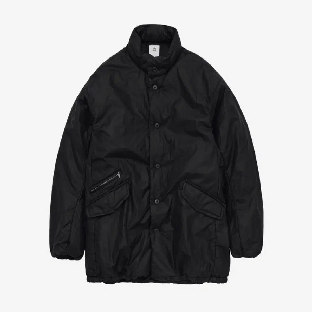 ポリテル ピロー パーカ グロッシー ブラック 2