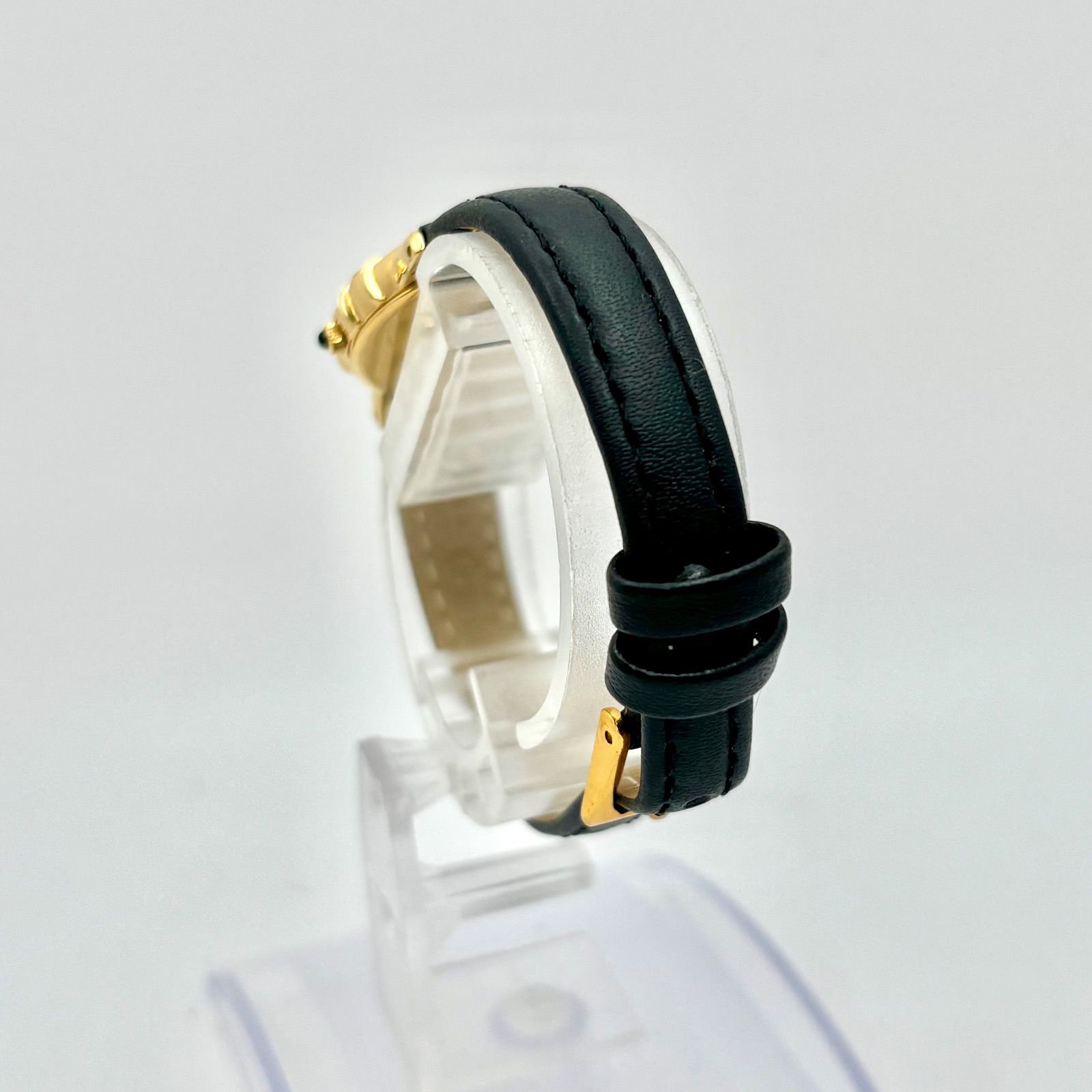 美品/新品電池】NINA RICCI ニナリッチ 7Pダイヤ シェル レディース