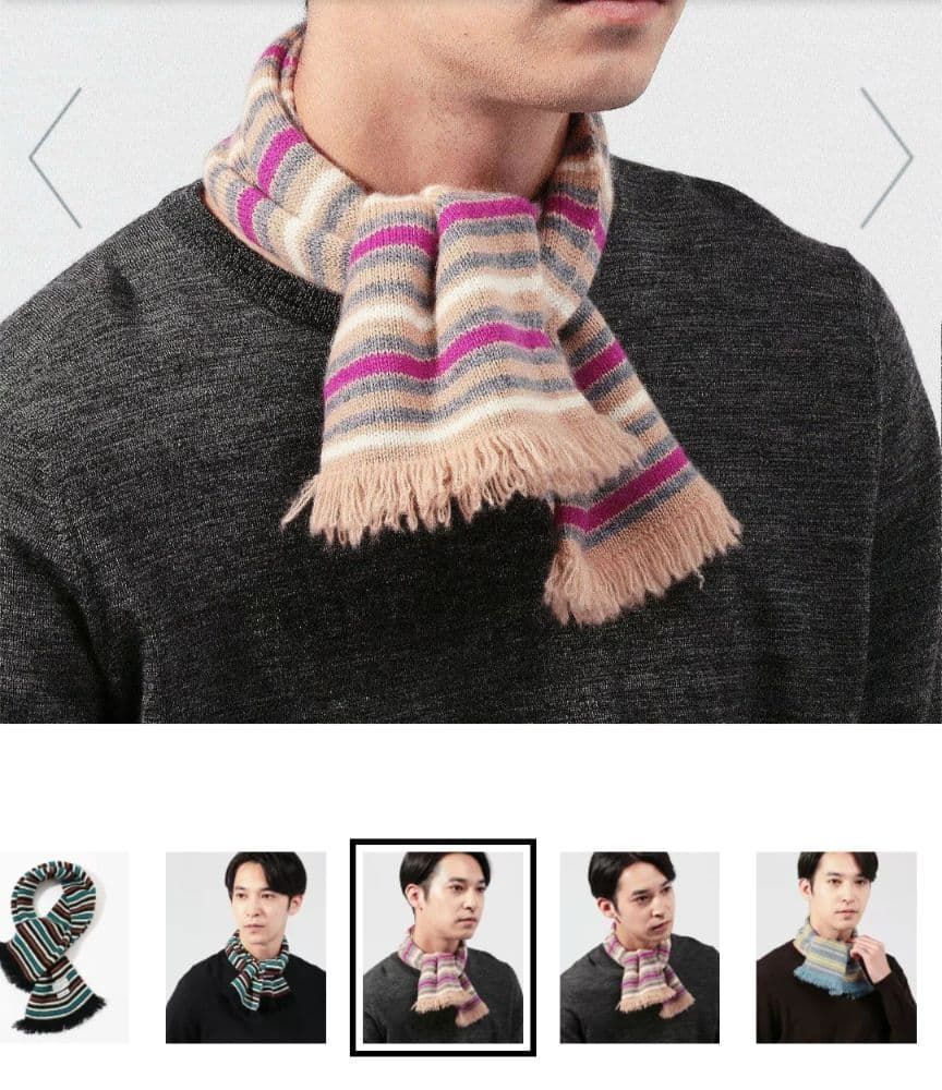 新品】TOMORROWLAND GOODSカシミヤ100%ミニマフラーベージュ - メルカリ