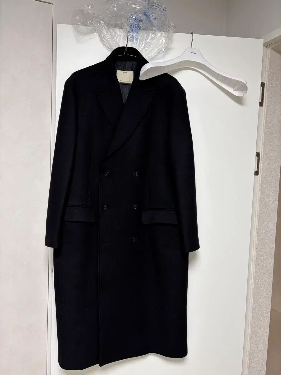 2 ポッタリー 멜튼 ウール ダブル コート