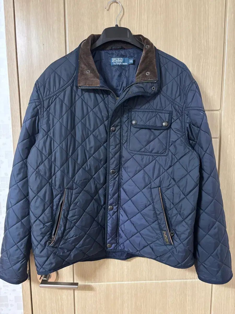 ポロラルフローレン ネイビー キルティング ジャケット XXL