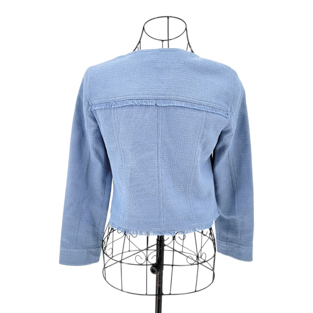 美品】ANAYI アナイ 希少 ショート丈ジャケット ノーカラー ライト