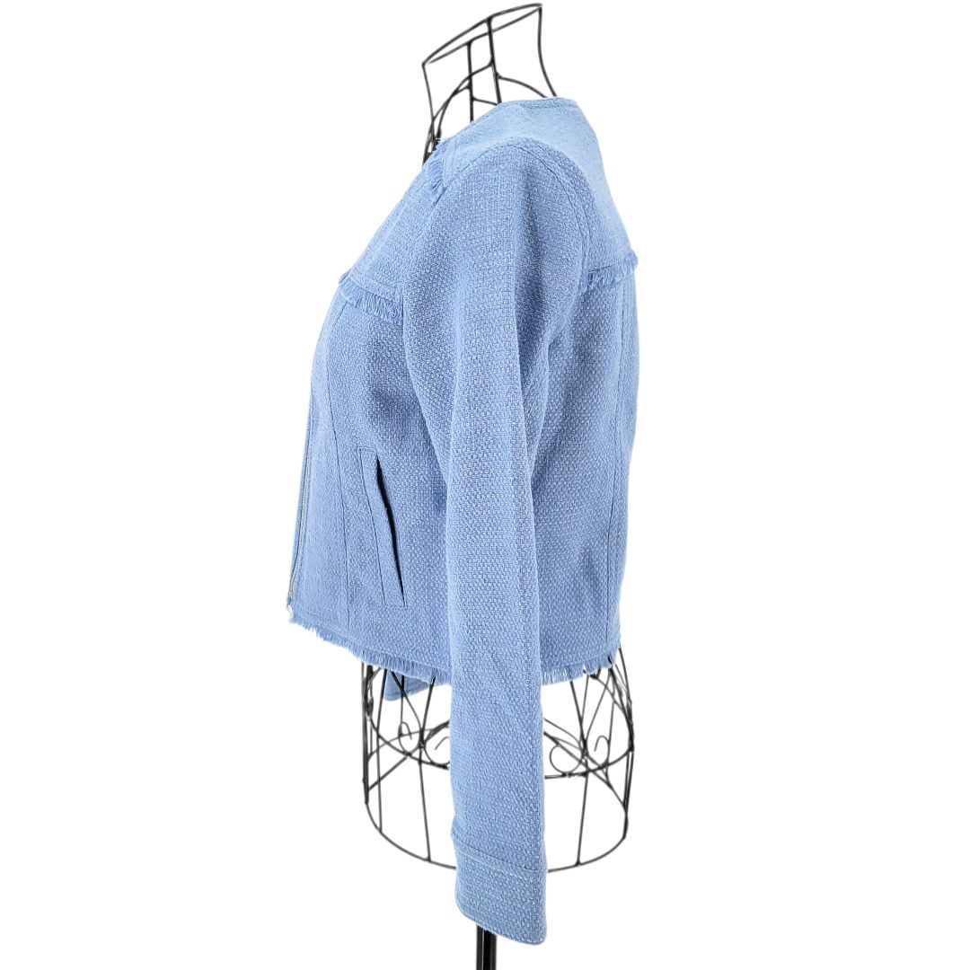 美品】ANAYI アナイ 希少 ショート丈ジャケット ノーカラー ライト