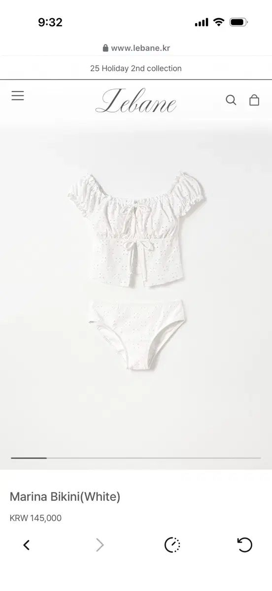 Lebane 르베인 マリナ 白 ビキニ S