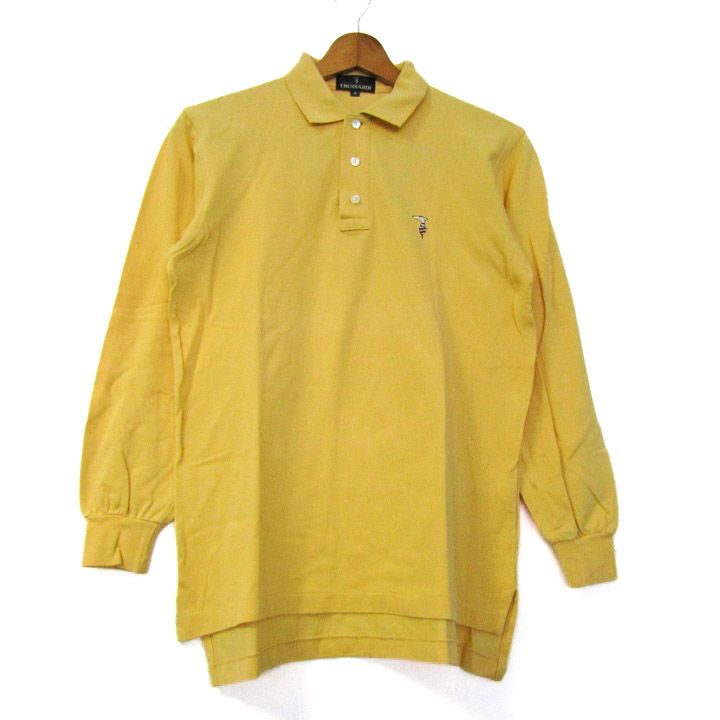 【新品未使用】TRUSSARDI トラサルディ　長袖ポロシャツ 42 Mサイズ トラサルディ ポロシャツ トップス 長袖 ゴルフウエア メンズ Mサイズ