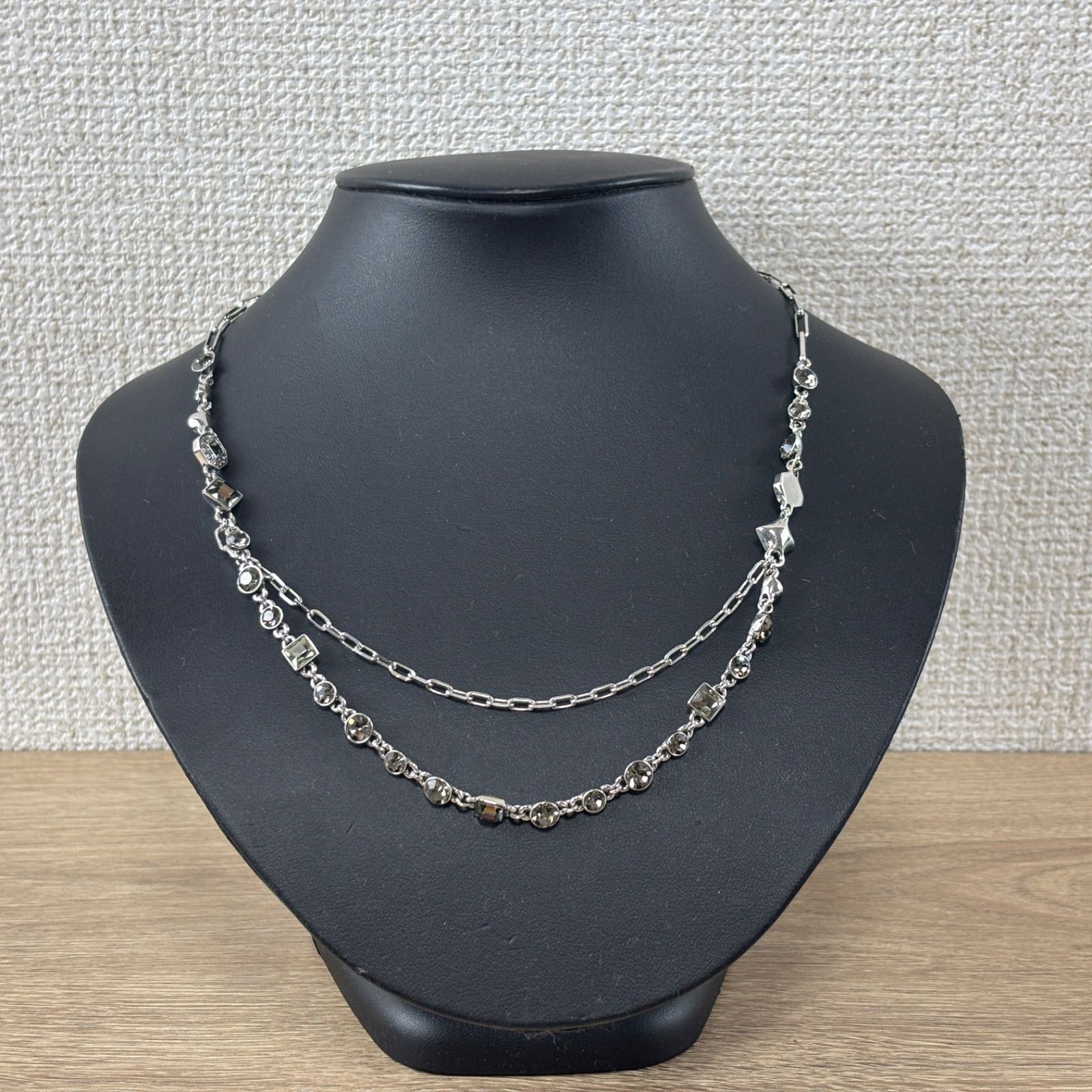 希少 GIVENCHY ジバンシー ネックレス シルバー チェーン ライン