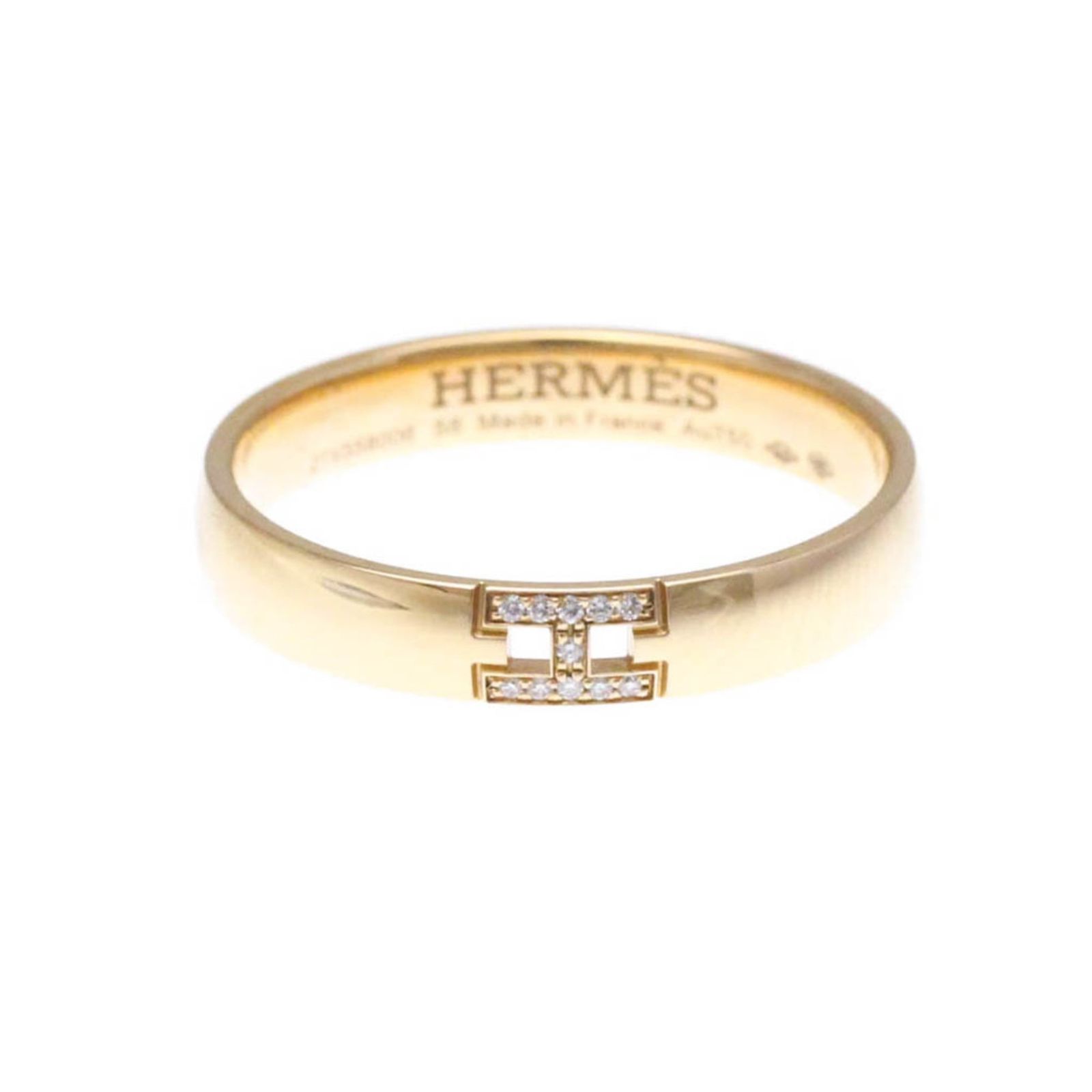 エルメス(Hermes) ヘラクレス ダイヤモンド リング K18ピンクゴールド