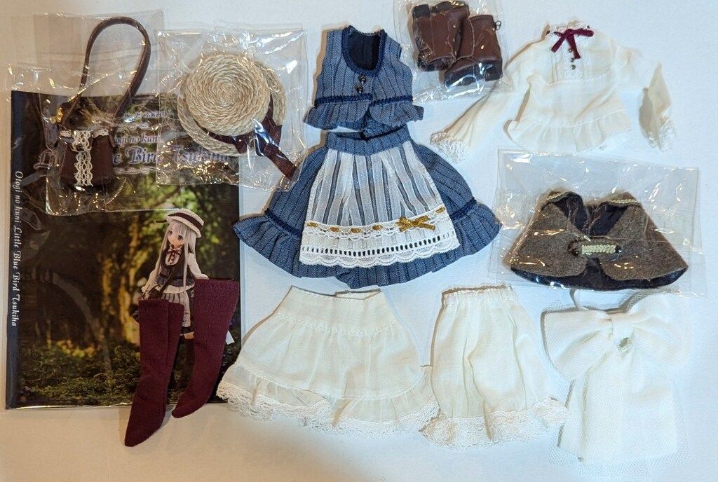 アゾン えっくすきゅーと おとぎのくに 青い鳥つきは デフォルト衣装