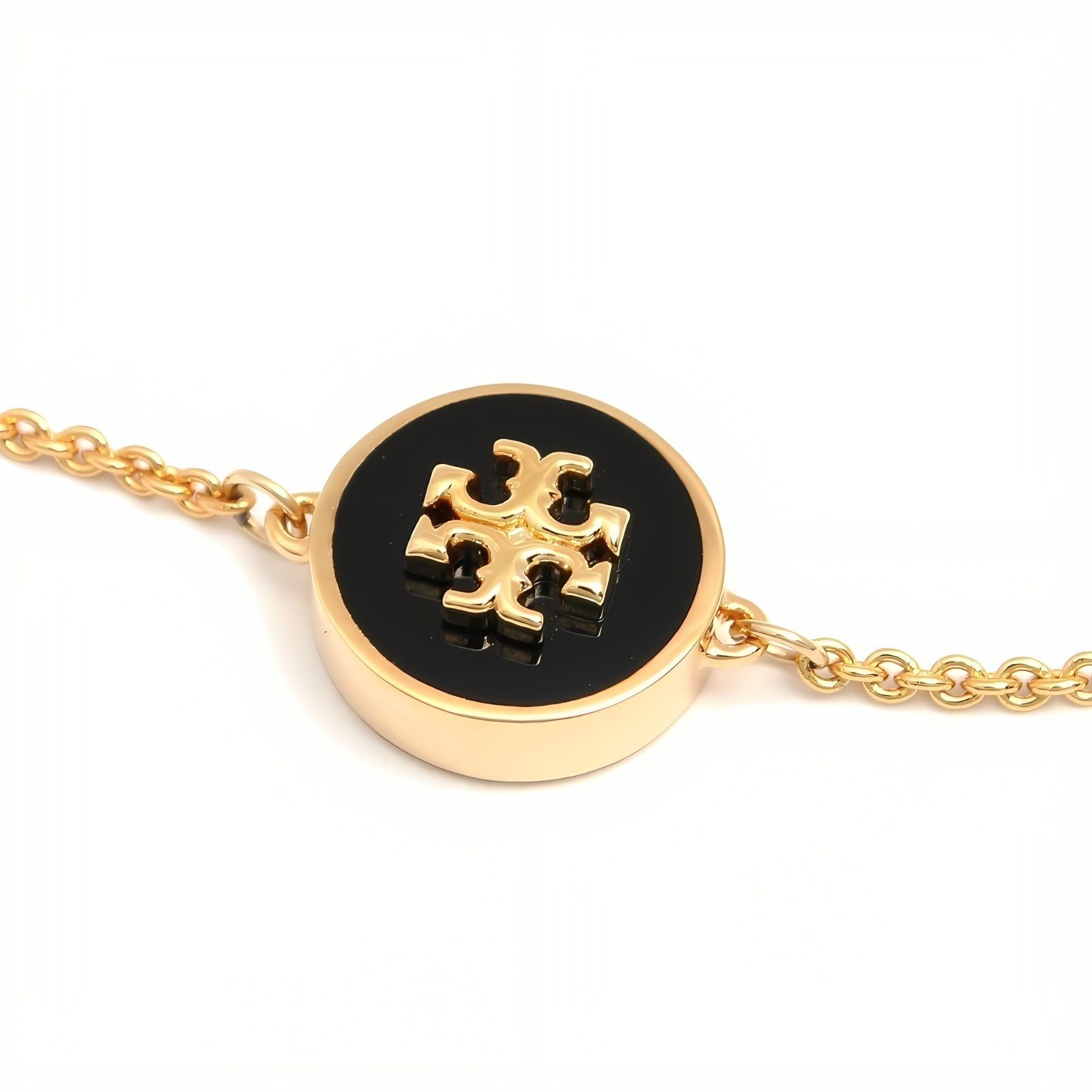 ギフト対応可 トリーバーチ TORY BURCH ブレスレット KIRA ENAMEL BRACELET ゴールド ブラック レディース ファッション ブランド おしゃれ 記念 プレゼント ギフト