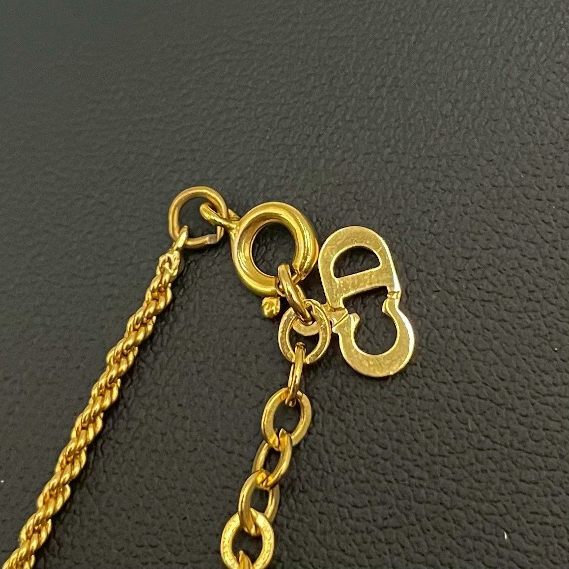 Christian Dior ディオール ネックレス ゴールド 23cm - メルカリ