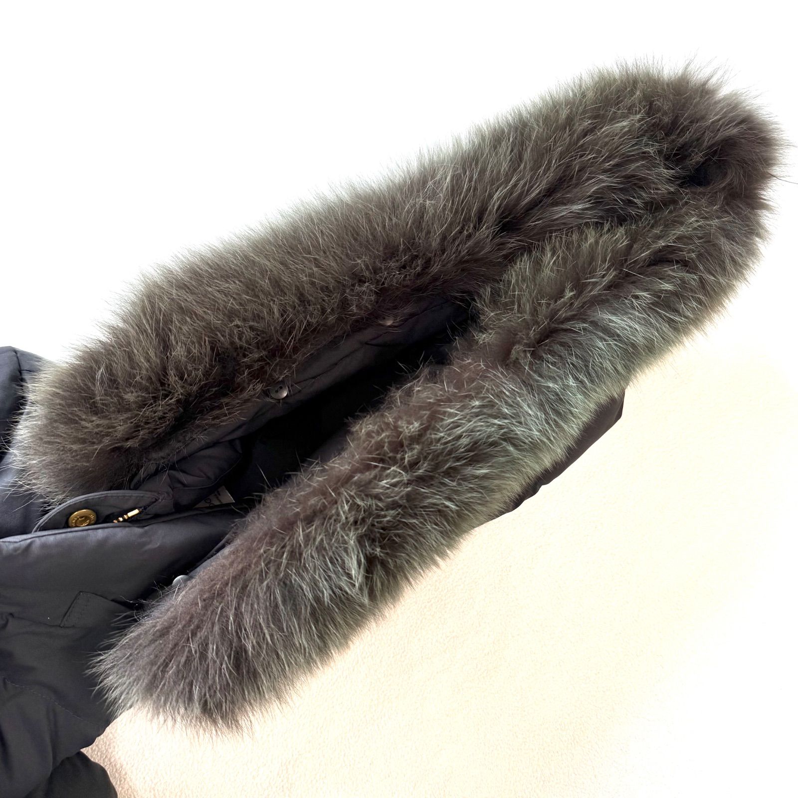 極美品・名作・38✨イエナ タフタ ロング ダウンコート フォックス