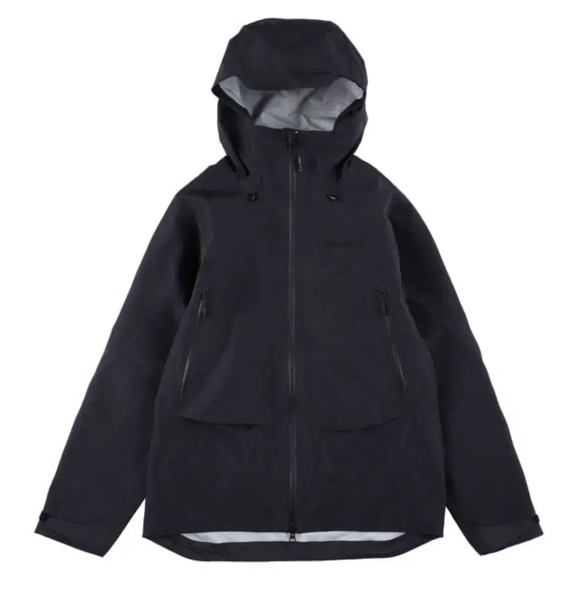 マーモット ブラック ウィンドブレーカー ジャケット フーディー