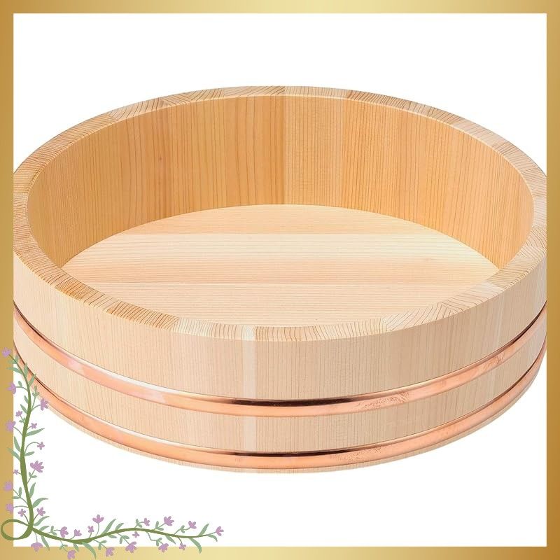 木曽工芸 おひつ 木製 さわら 寿司飯台 36 cm 約7合用 FH