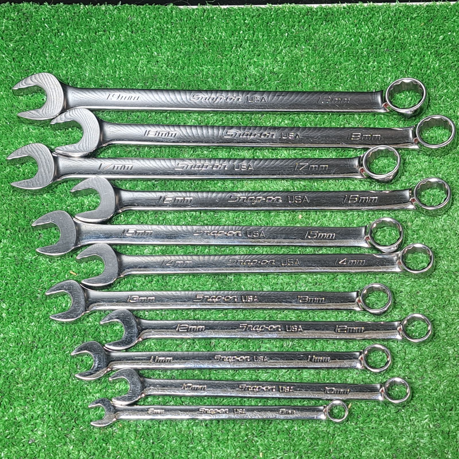  スナップオン Snap on コンビネーションレンチ ミリ 11本セット ８～１９ｍｍ その他 電動工具 エア工具