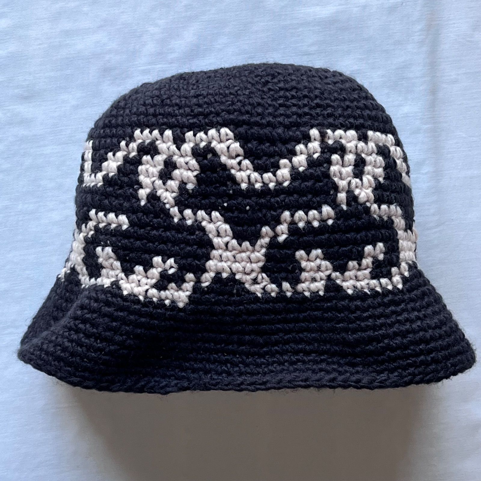 stussyステューシー　クラッシャーハット A/W STUSSY ステューシー クラッシャーハット バケハ ブラック - メルカリ