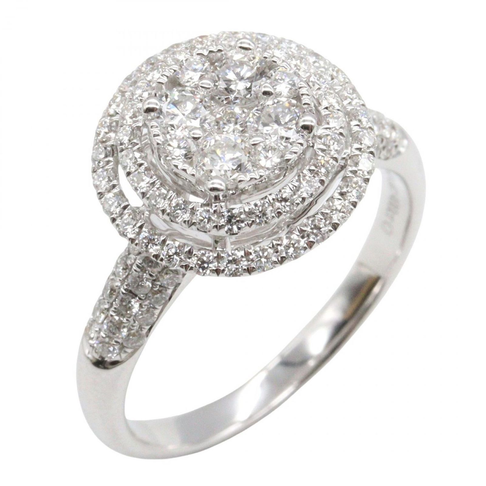 ジュエリー JEWELRY リング 指輪 ダイヤモンド ﾀﾞｲﾔ 4.6 g 12.5 K 18 WG ホワイトゴールド ダイヤ レディース A