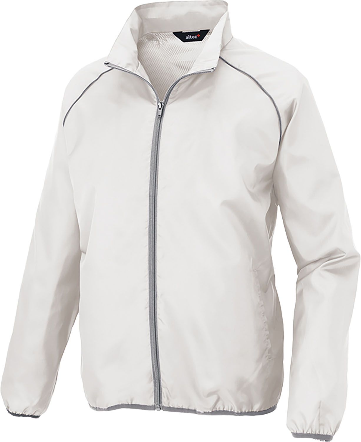 アイトス AITOZ 裏メッシュブルゾン トップス 上着 ファスナー イベント ボランティア スタッフジャンパー 部活 チーム 屋外 野外 メンズ 男性用 レディース 女性用 大人用  501194L 001 ホワイト