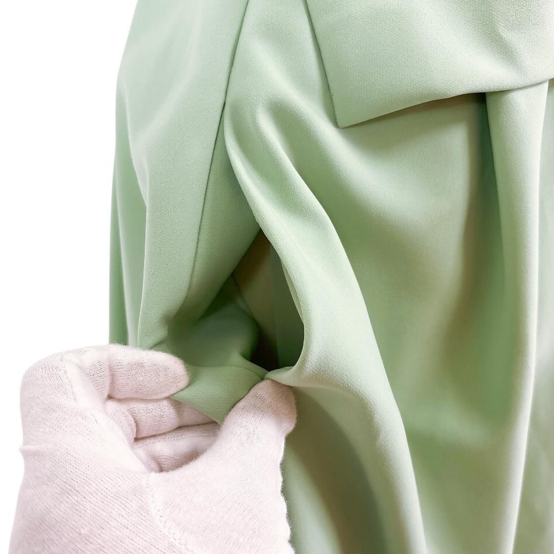 美品】FOXEY NEW YORK ノースリーブワンピース 40 グリーン - メルカリ