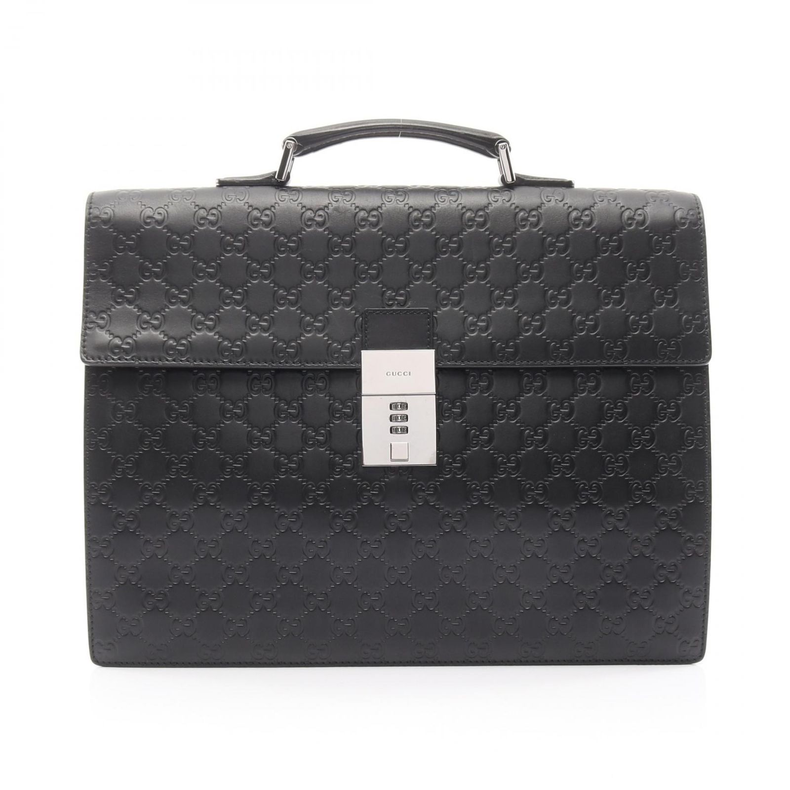 グッチ GUCCI ビジネスバッグ グッチシマ 34044 ブラック レザー