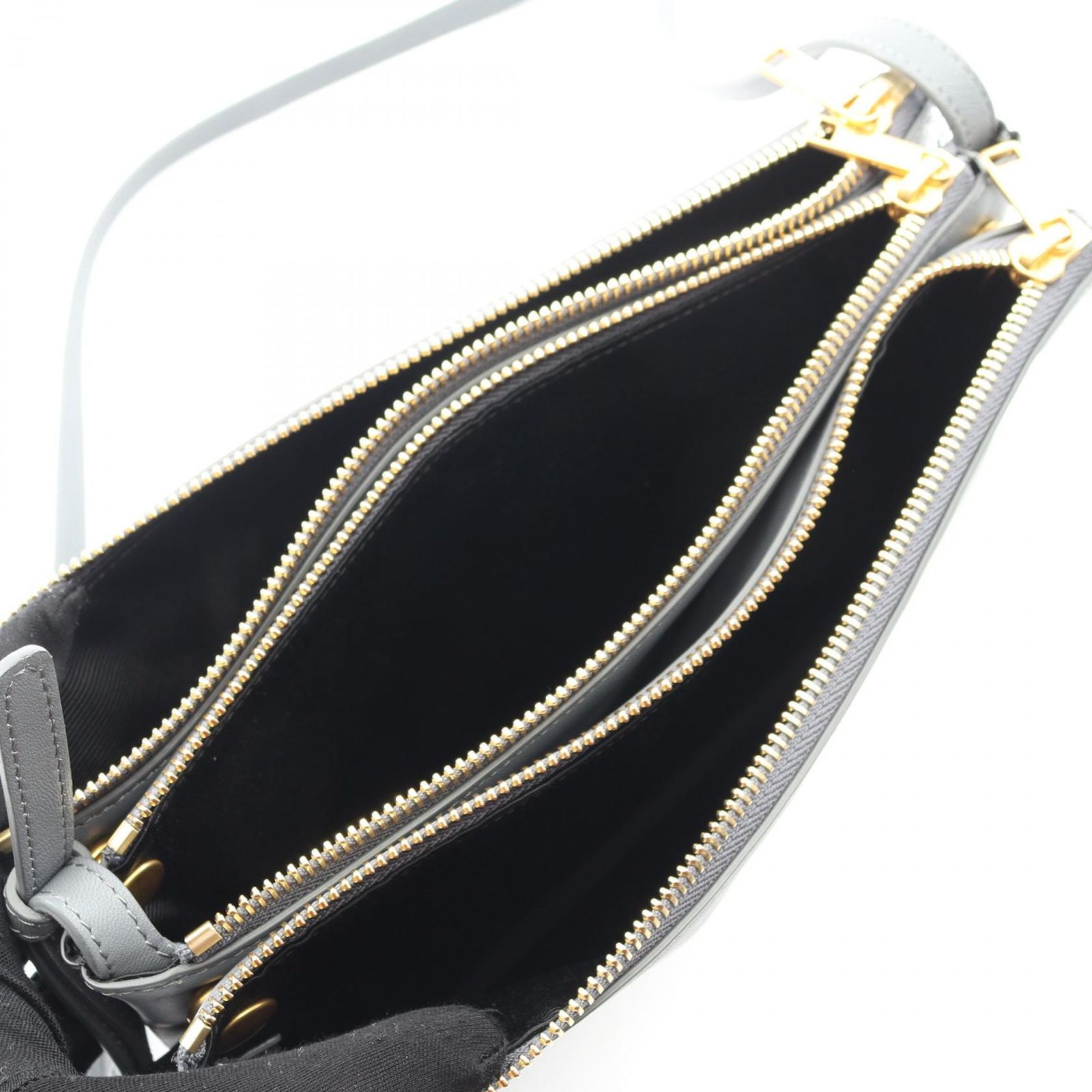 セリーヌ CELINE ショルダーバッグ TRIO LARGE トリオ ラージ グレー