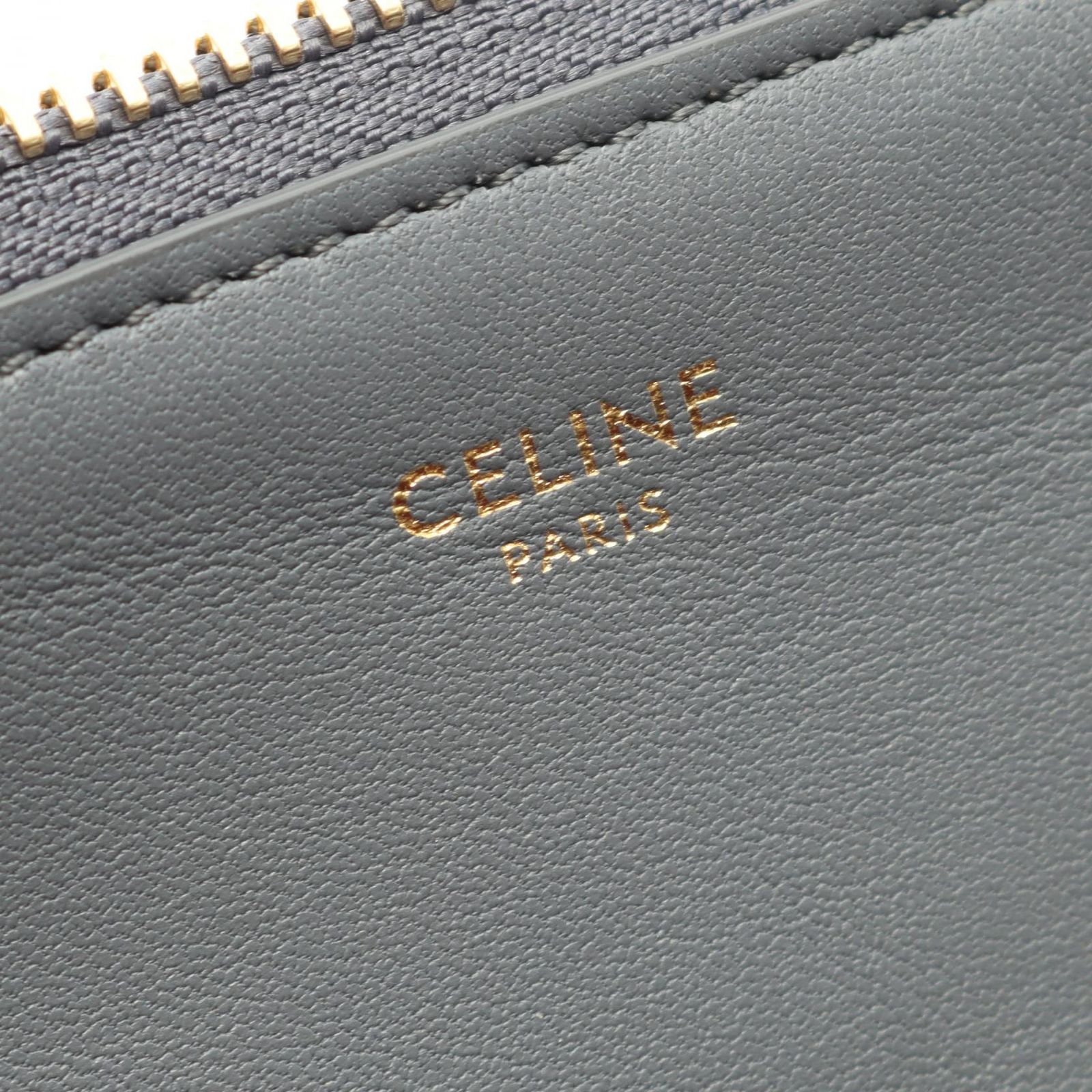 セリーヌ CELINE ショルダーバッグ TRIO LARGE トリオ ラージ グレー