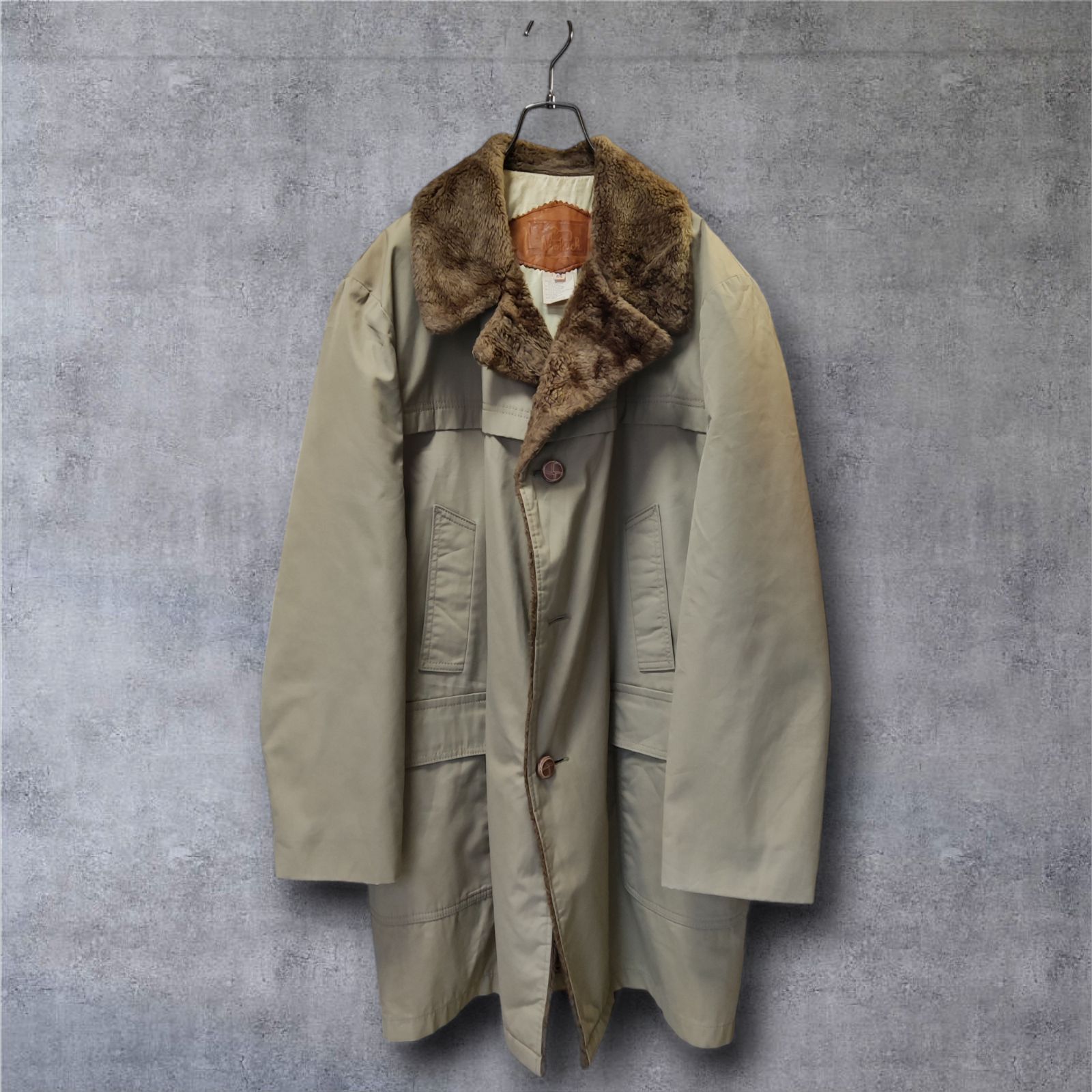 【WOOLRICH】80's USA製 ボアライナー ギャングコートA-2305 WOOLRICH/ウールリッチ 】 70s-80s VINTAGE オールド アウター ボア