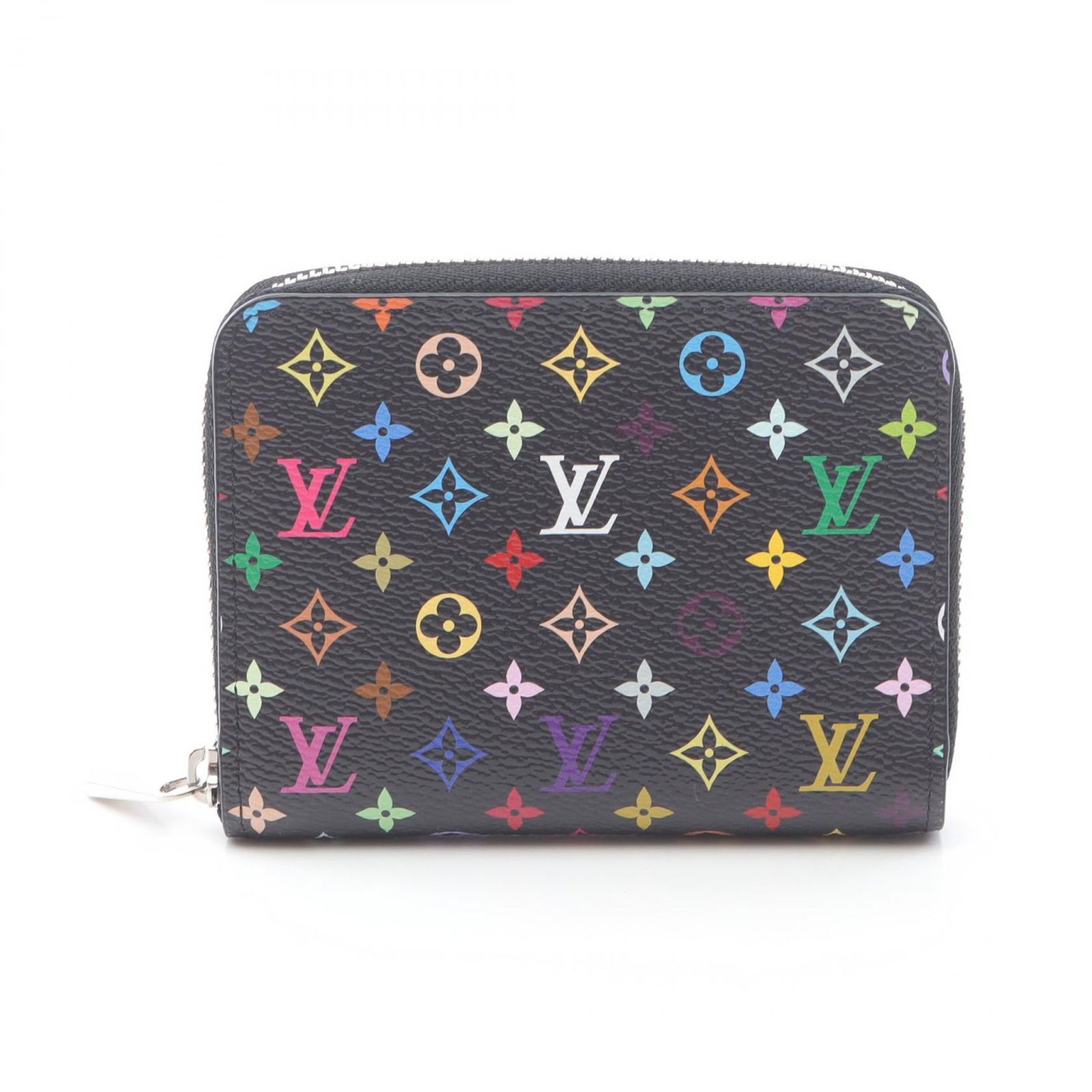 ルイ ヴィトン LOUIS VUITTON コインケース LV TM ジッピーコインパース M 13409 ノワール その他 PVCコーティングキャンバス ジッピー コインパース レディース