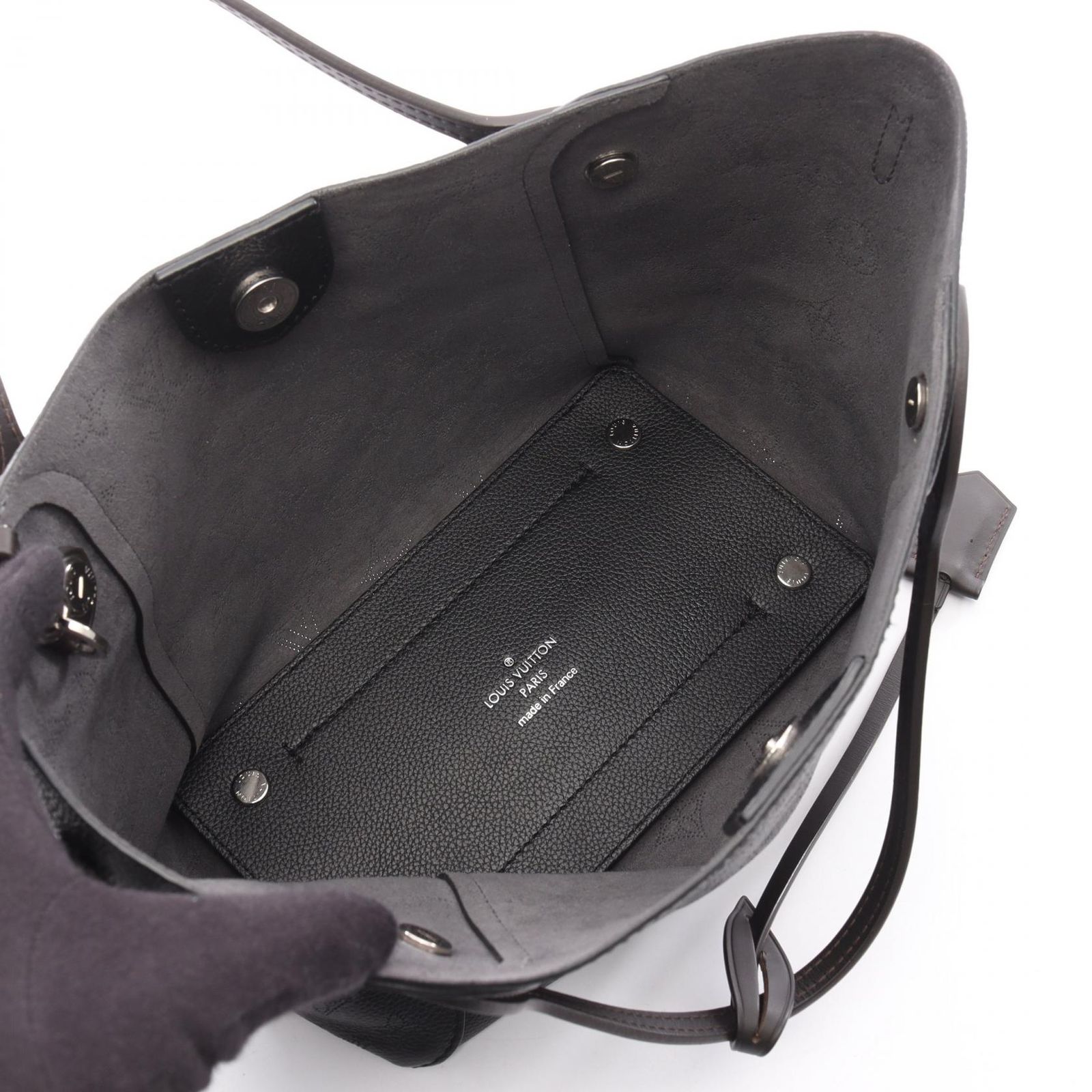 ルイ・ヴィトン LOUIS VUITTON トートバッグ ヒナPM M54350 ノワール 