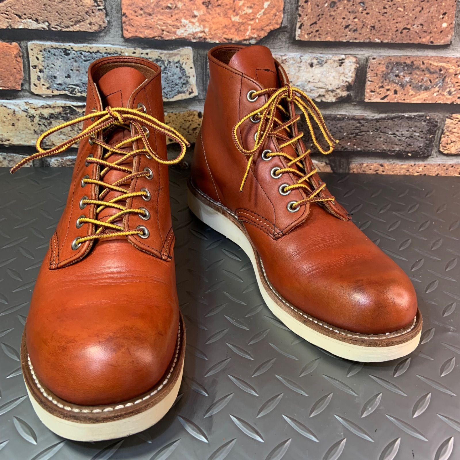 ☆REDWING 8166 ワークブーツ 2010年製 US7.5D JP25.5㎝ レッド
