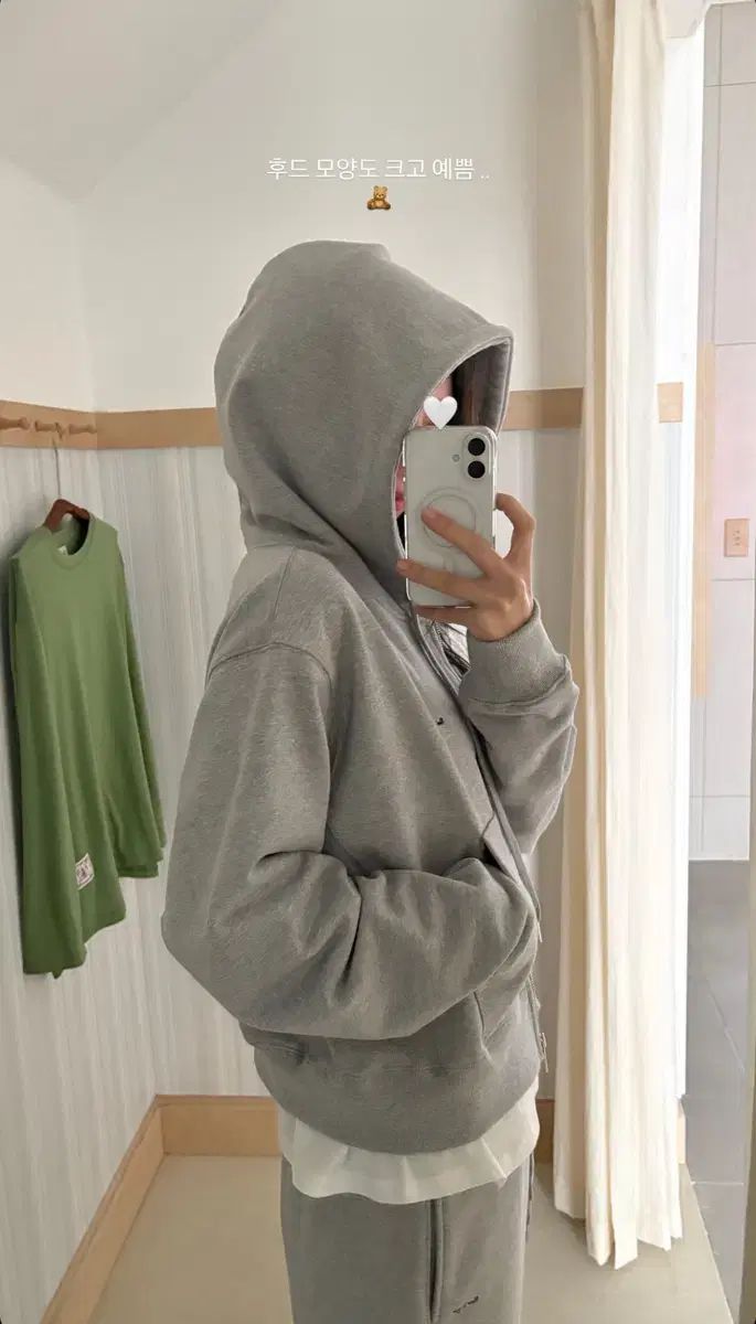 ローシュガー ロゴ フーディ グレー スモール