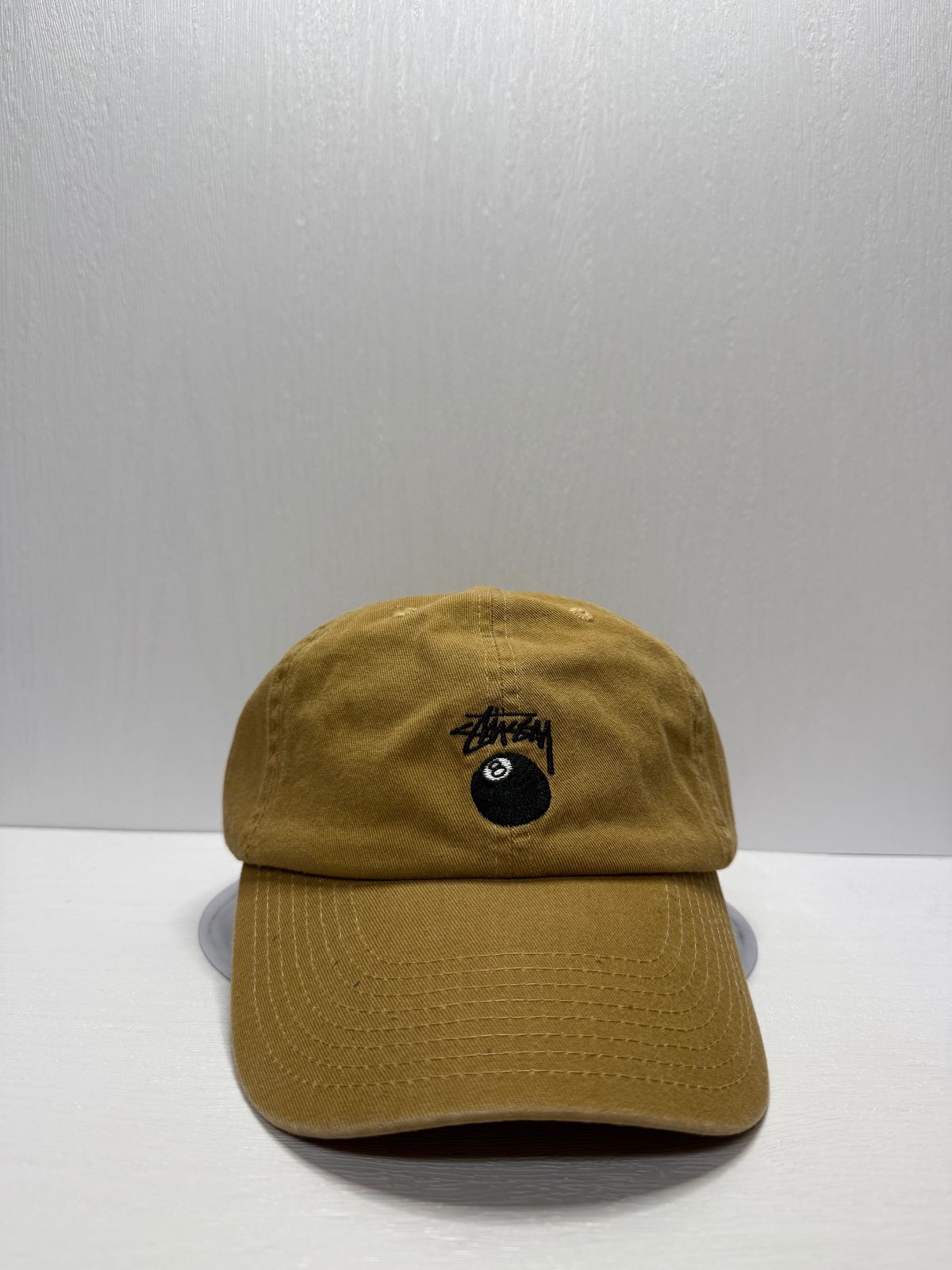 Stussy designs キャップ 茶 茶色 スチューシー キャップ Stussy 8ボール ストラップバックキャップ