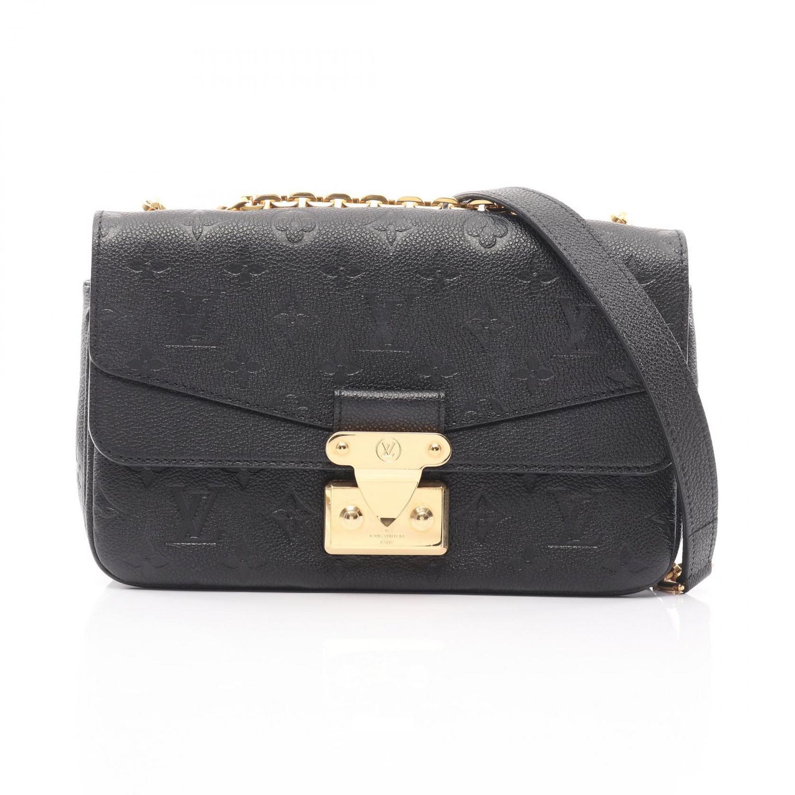 ルイ ヴィトン LOUIS VUITTON ショルダーバッグ マルソー M 46200 ノワール レザー レディース A