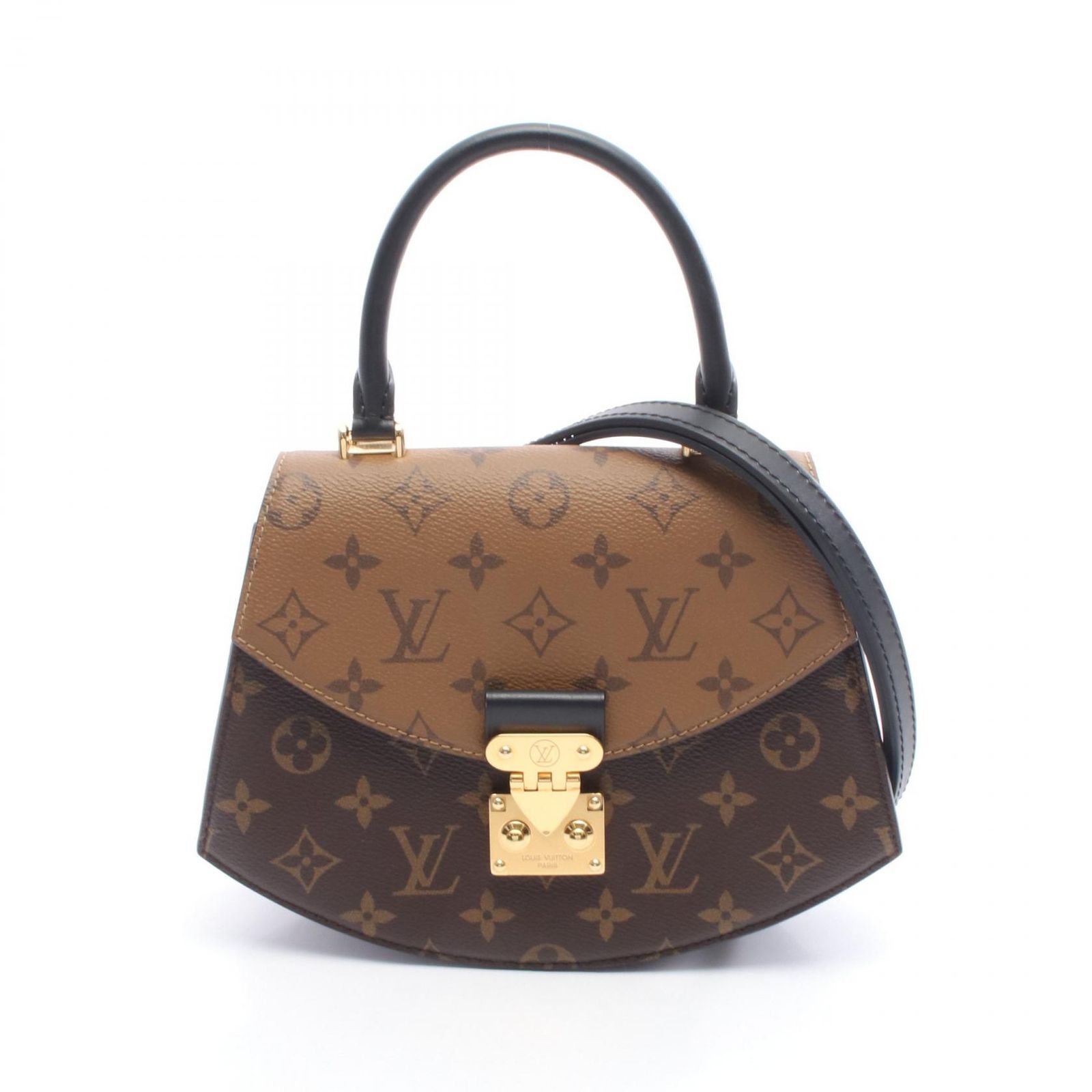 ルイ ヴィトン LOUIS VUITTON ハンドバッグ ティルシット M 46548 PVCコーティングキャンバス レザー レディース A