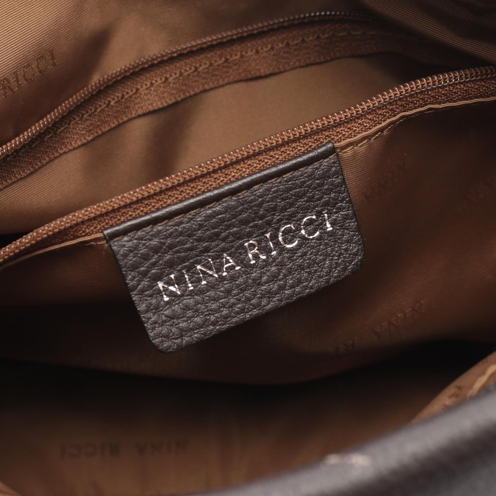 レディース ニナリッチ NINA RICCI ショルダーバッグ ダークブラウン 