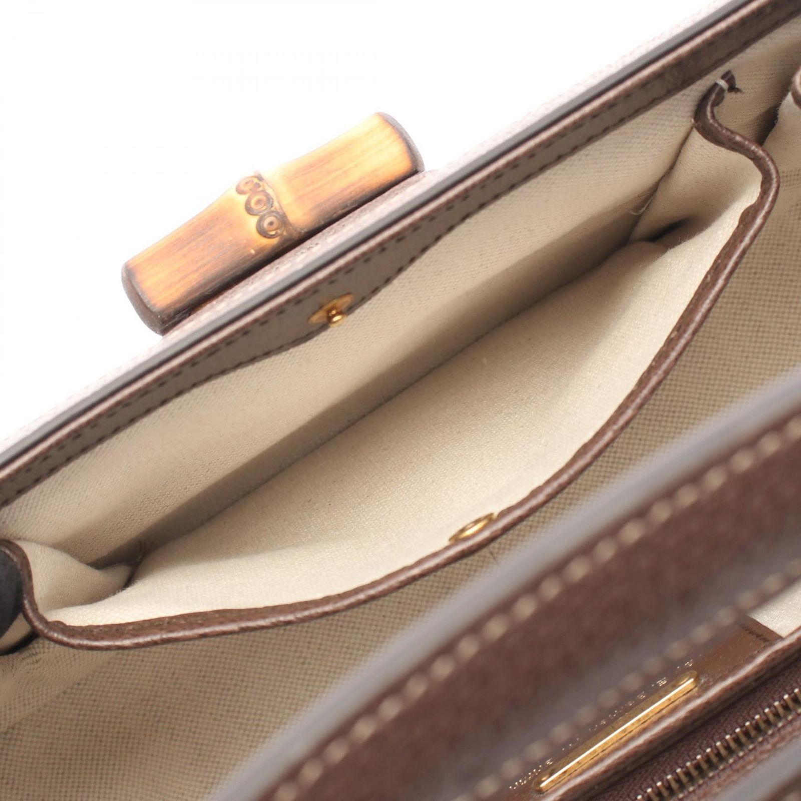  グッチ GUCCI ハンドバッグ MUSIC IS MINE バンブー 681173 ダークブラウン マルチ キャンバス レザー 2 wayハンドバッグ レディース A ハンドバッグ バッグ