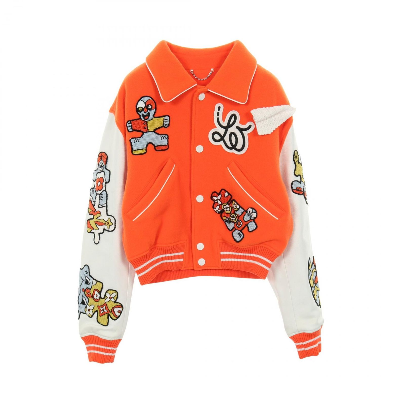 Louis Vuitton スタジャン風ジャケット LOUIS VUITTON X KIDSUPER STUDIOS - VARSITY JACKET SIZE: XL | eBay