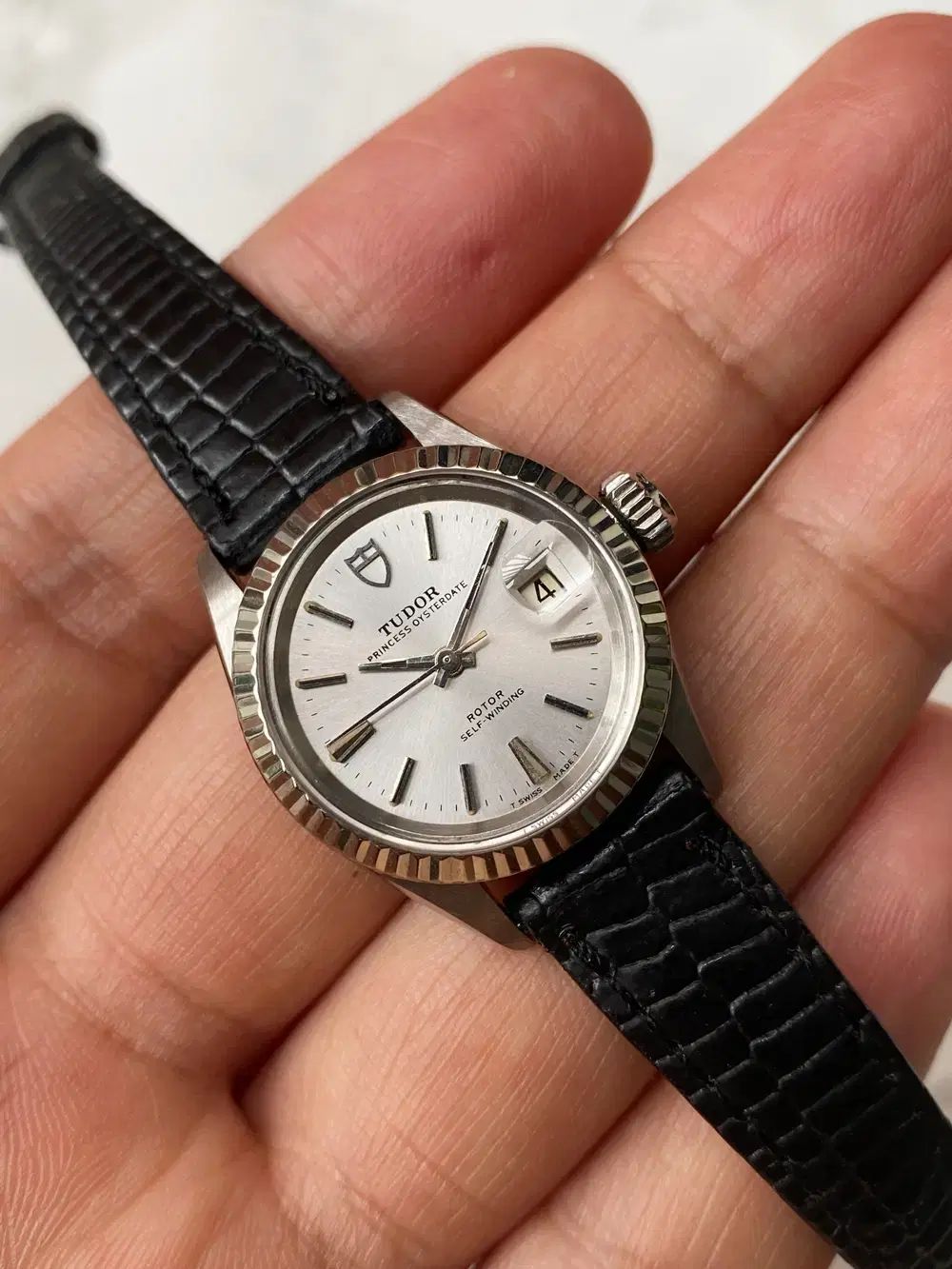 チューダー プリンセス シルバー ソンレイ デイジャスト オートマチック ウォッチ