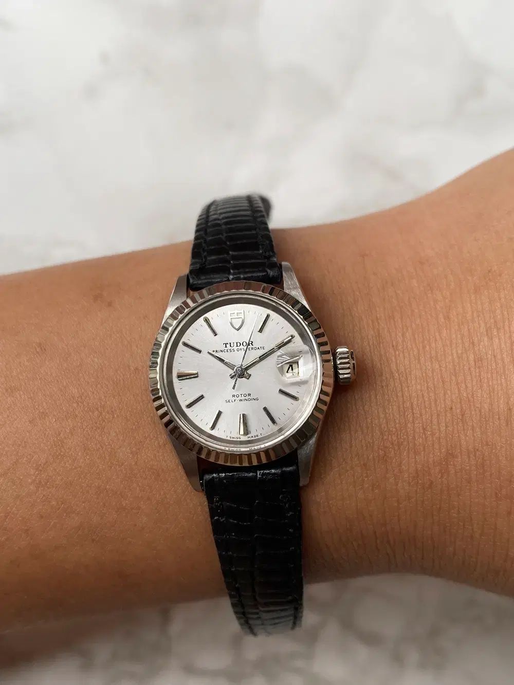 チューダー プリンセス シルバー ソンレイ デイジャスト オートマチック ウォッチ