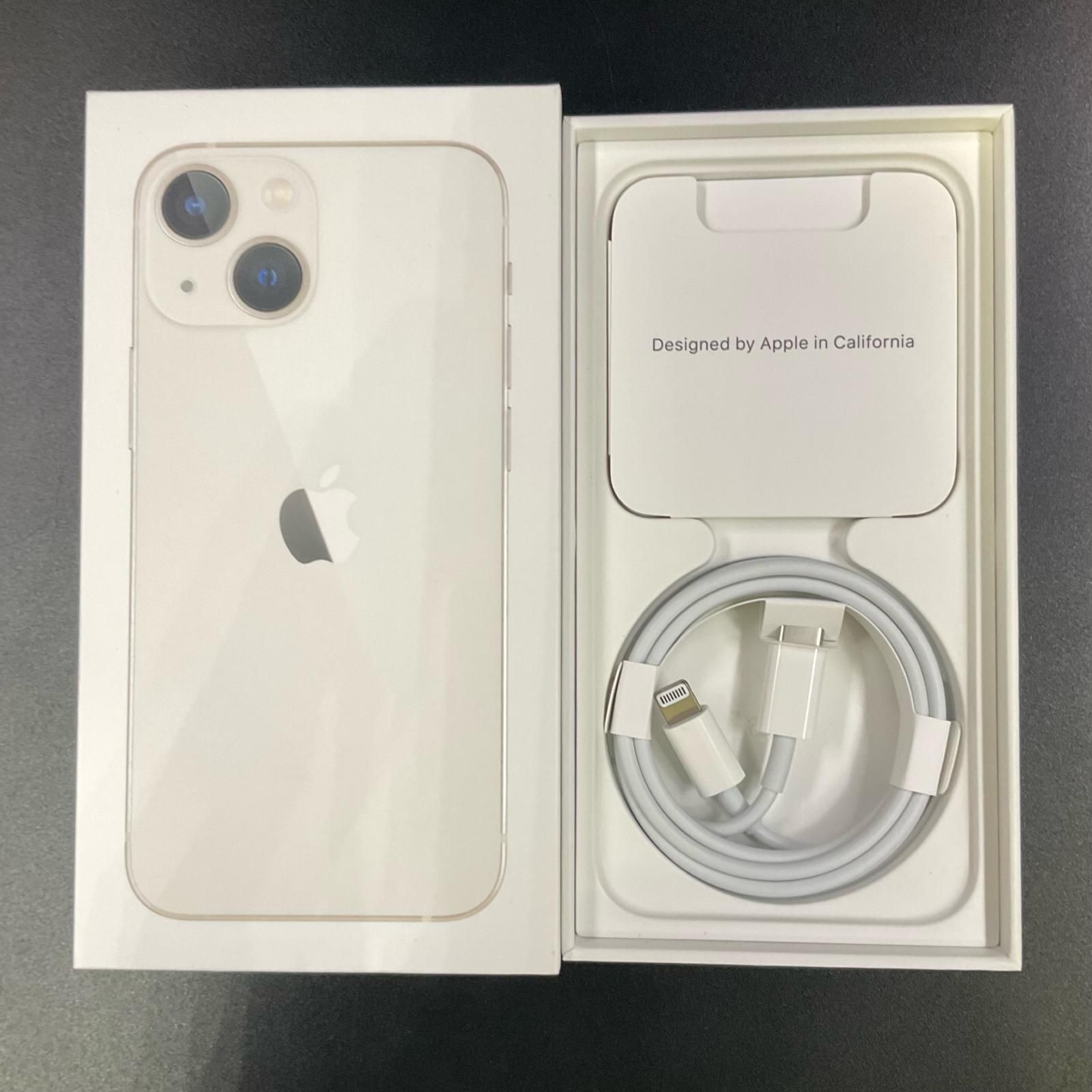 iPhone 13 mini 256GB スターライト docomo 白ロム 動作確認済 72