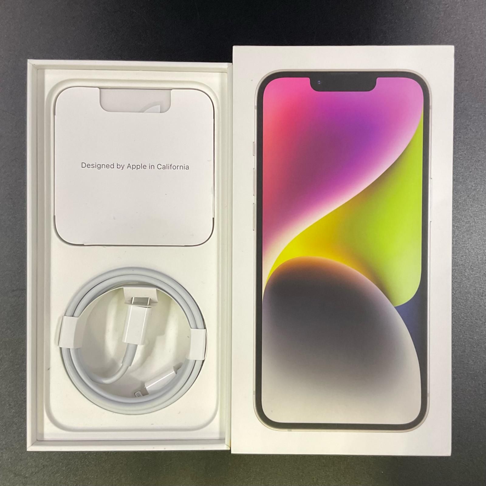 iPhone 14 128GB スターライト docomo 白ロム 動作確認済 88%【全額