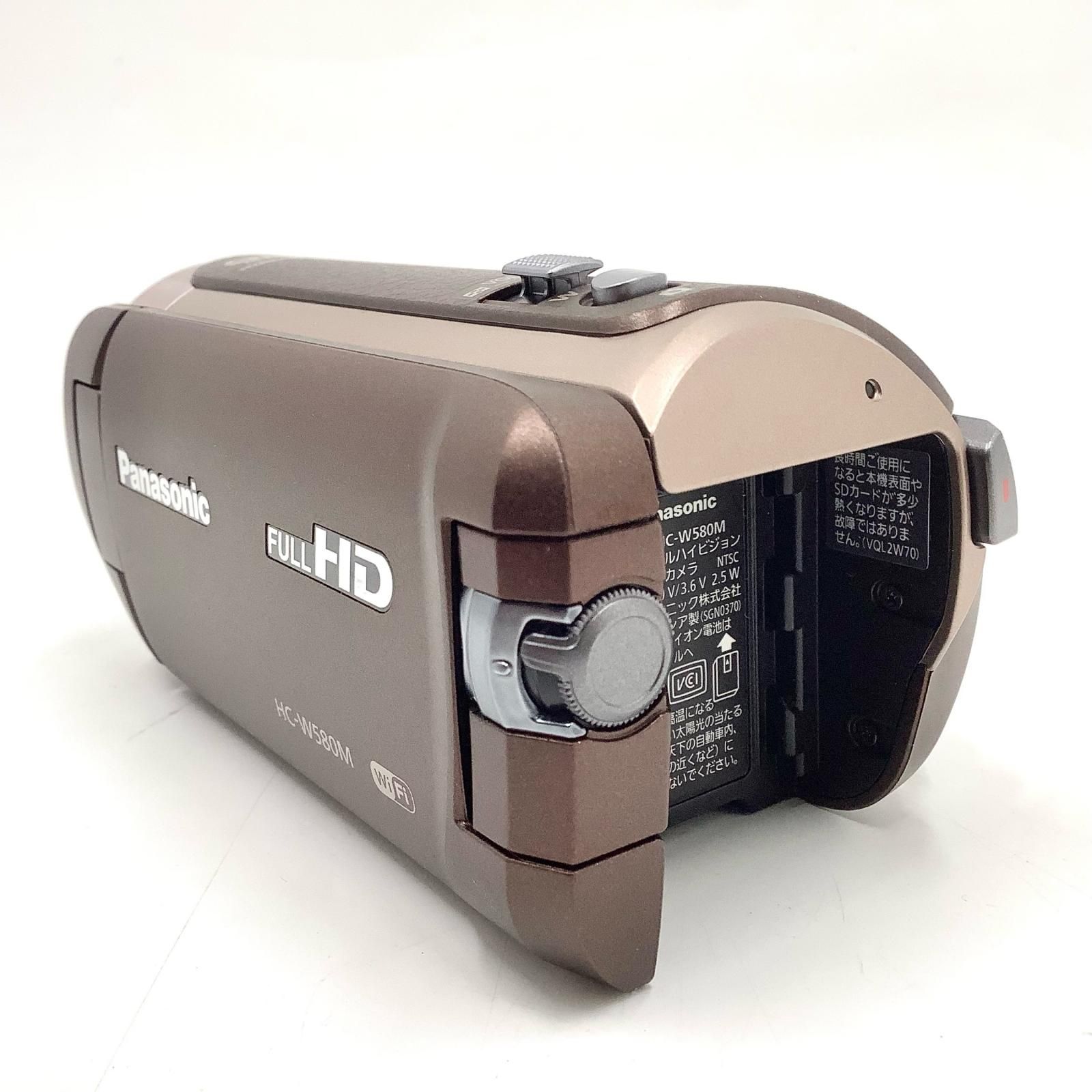 全額返金保証】【最速発送】Panasonic HC-W580M-T [ブラウン] 超美品