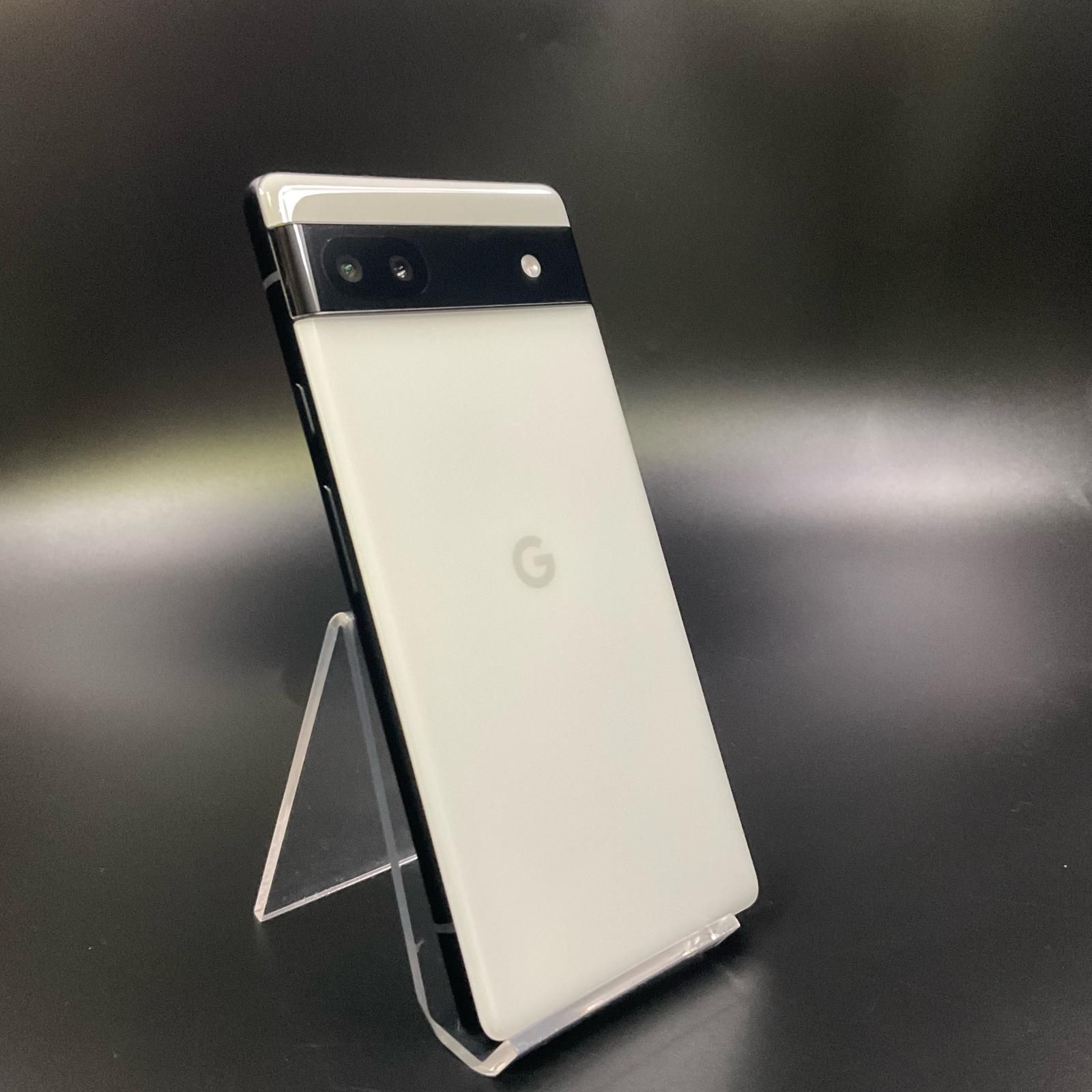 Google Pixel 6a 128GB チョーク SIMフリー GB17L 白ロム 美品 動作