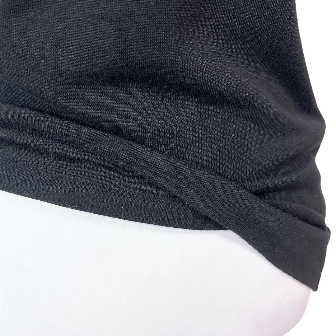 【美品】FOXEY 半袖フロントリボンニット 40 ハーフジップ 無地 ブラック 美品】FOXEY 半袖フロントリボンニット 40 ハーフジップ 無地 ブラック