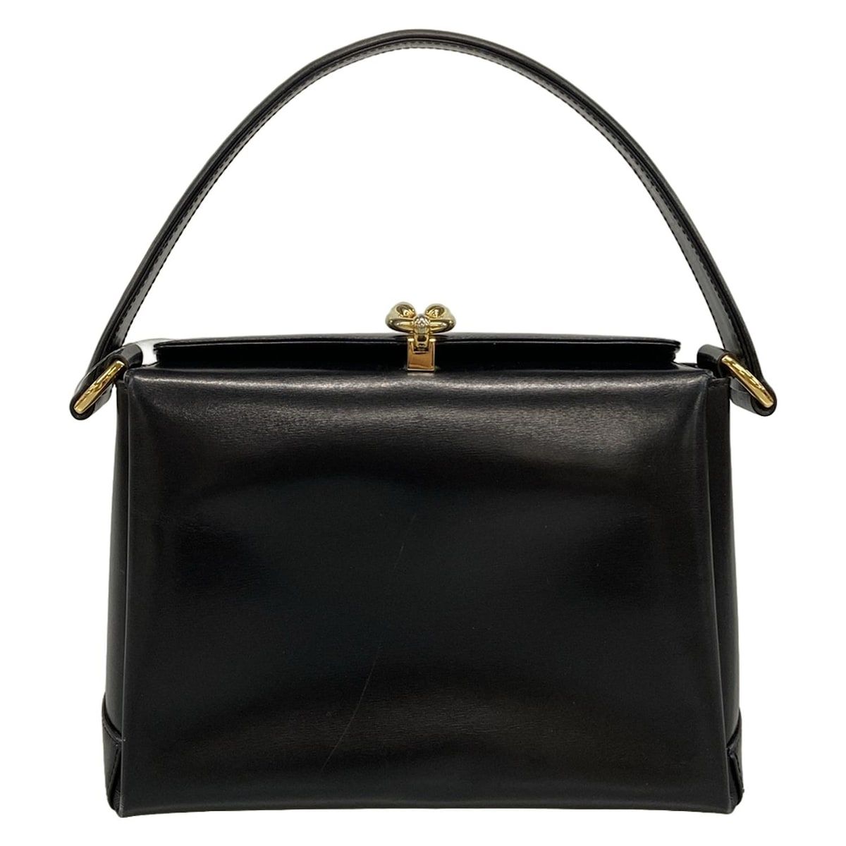 GUCCI グッチ ハンドバッグ - 000406 黒 レザー